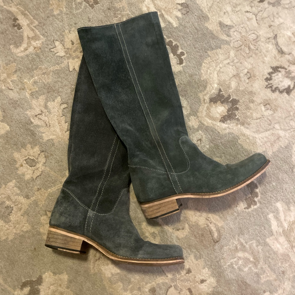 Seychelles Tall Gray Suede Boots